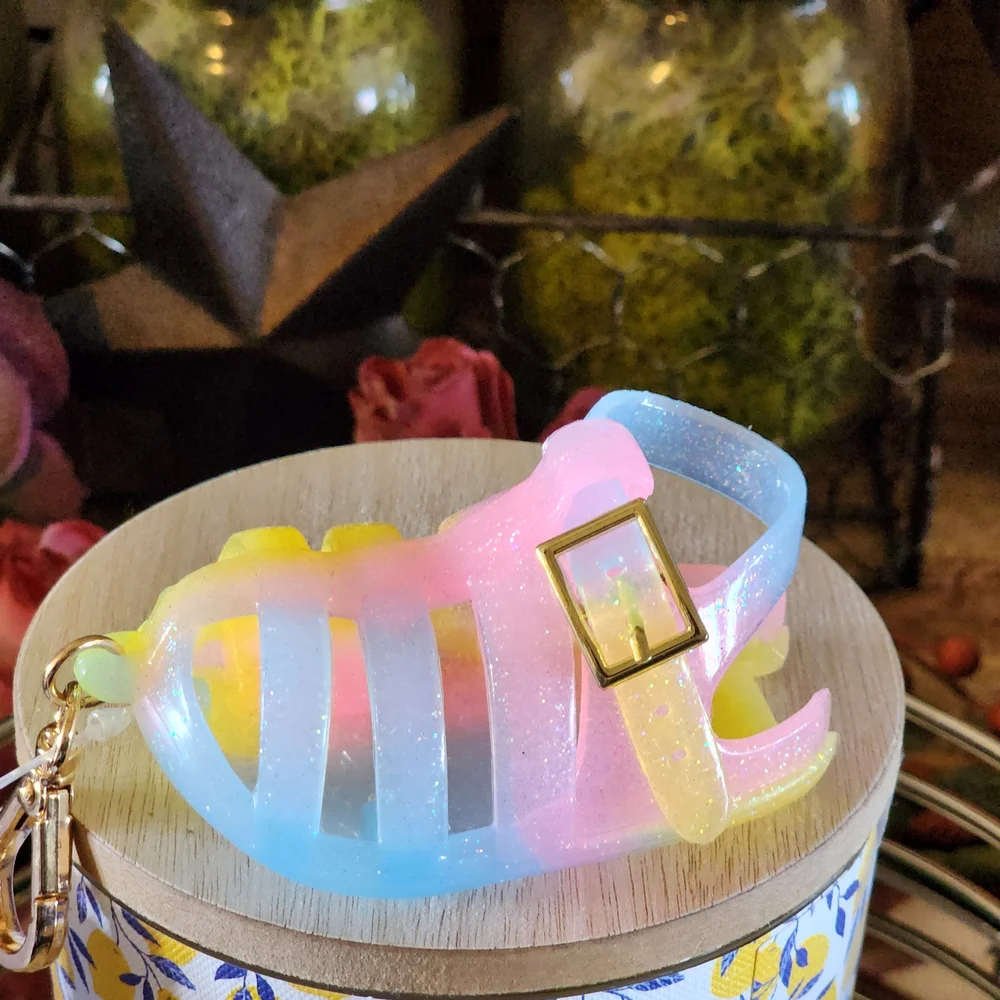 Bath & Body Works Colorful Chancla Sandal Pocketbac Santizer Holder